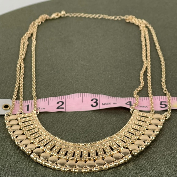 Fashion Necklace Gold colored claps closure - Picture 5 of 5